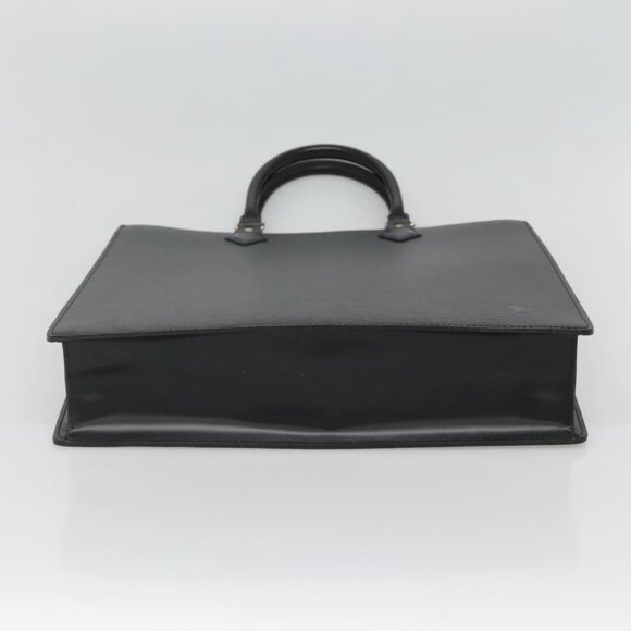 LOUIS VUITTON Epi Sac Plat Hand Bag Black - Picture 11 of 15
